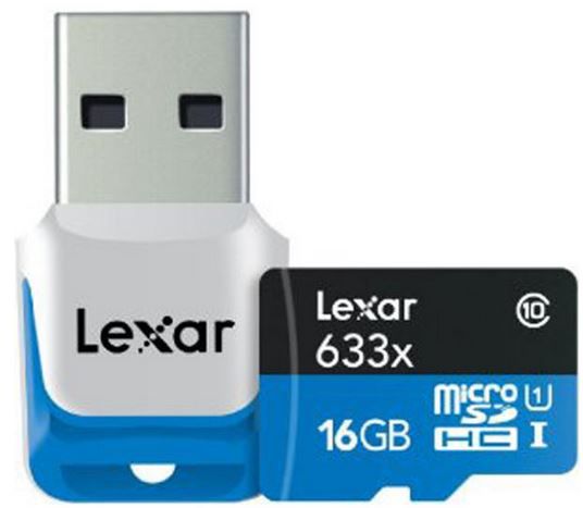 Lexar 16GB microSDHC Class 10 + USB3 Adapter für 12,73€ Lexar 16GB microSDHC Class 10 + USB3 Adapter für 12,73€