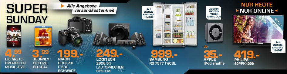 APPLE iPod shuffle 2GB statt 48€ für 35€ und mehr Saturn Super Sunday Angebote APPLE iPod shuffle 2GB statt 48€ für 35€ und mehr Saturn Super Sunday Angebote