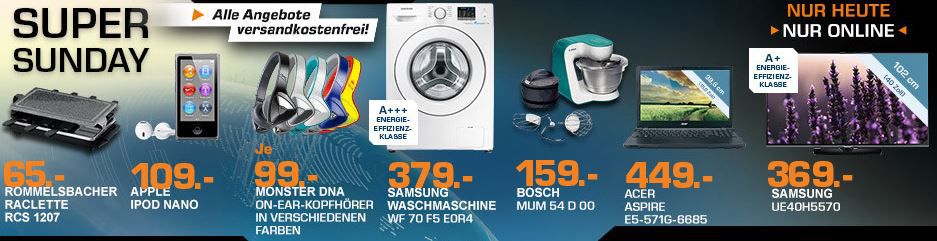 SAMSUNG Waschmaschine statt 474€ für 379€ und mehr Saturn Super Sunday Angebot - Updatee SAMSUNG Waschmaschine statt 474€ für 379€ und mehr Saturn Super Sunday Angebot Updatee