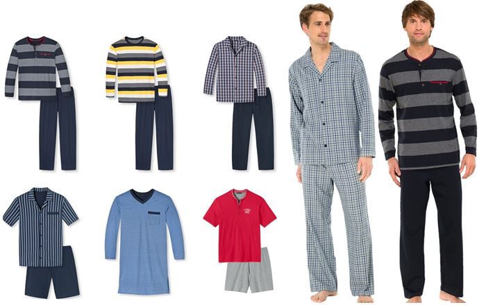 Schiesser - Herren Schlafanzüge, Pyjamas, Nachthemden für je 34,95€ Schiesser Herren Schlafanzüge, Pyjamas, Nachthemden für je 34,95€