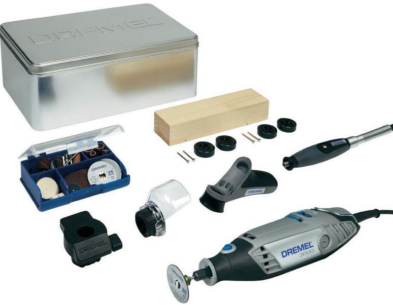 DREMEL 3000-4/45 - Multitool + 45 tlg. Zubehör Projekt-Box für 69,99€ DREMEL 3000 4/45 Multitool + 45 tlg. Zubehör Projekt Box für 69,99€
