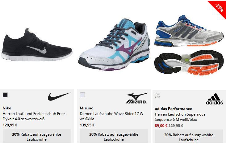 Nike Free Flyknit 4.0 für 63,50€ dank 30% Rabatt auf Laufschuhe @Engelhorn Nike Free Flyknit 4.0 für 63,50€ dank 30% Rabatt auf Laufschuhe @Engelhorn