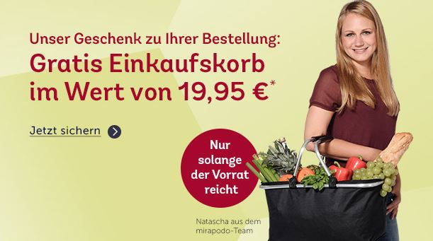 Mirapodo Sale mit bis 70% Rabatt + 12€ Gutschein - gratis Shopper Mirapodo Sale mit bis 70% Rabatt + 12€ Gutschein gratis Shopper