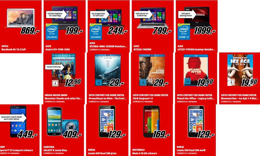 Samsung UE40H6590 - 40 Zoll TV für 499€ und mehr MediaMarkt Angebote Samsung UE40H6590 40 Zoll TV für 499€ und mehr MediaMarkt Angebote