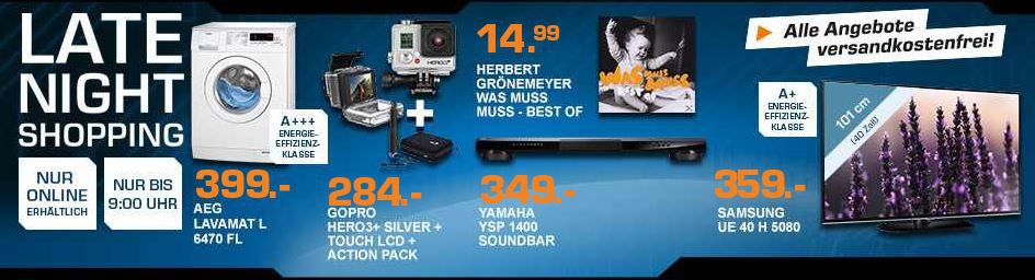 GOPRO Hero3+ Silver Bundle Edition für 284€ – und mehr Saturn Late Night Angebote - Update! GOPRO Hero3+ Silver Bundle Edition für 284€ – und mehr Saturn Late Night Angebote Update!