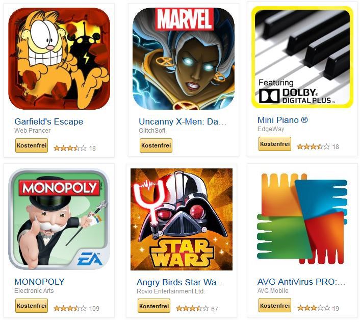 MONOPOLY, AVG AntiVirus PRO: Vollversion und weitere 31 kostenlose Amazon Android Apps für Tablets, Phones - Update MONOPOLY, AVG AntiVirus PRO: Vollversion und weitere 31 kostenlose Amazon Android Apps für Tablets, Phones Update