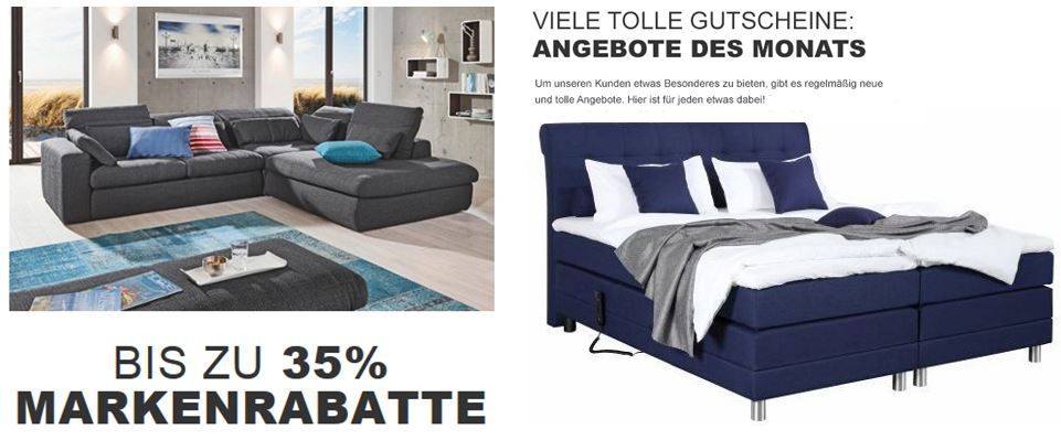 XXXL (Online) Einrichtungshaus mit bis 1.000€ Rabatt (MBW 3.000€) + 20% auf ausgewählte EMSA Artikel XXXL (Online) Einrichtungshaus mit bis 1.000€ Rabatt (MBW 3.000€) + 20% auf ausgewählte EMSA Artikel
