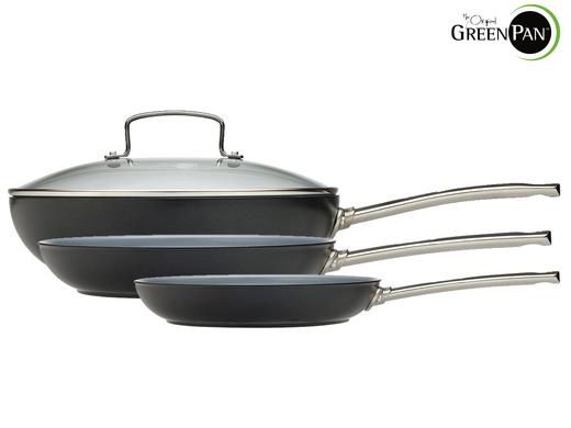 GreenPan Pfannenset mit Thermolon Antihaft Technologie für 46€ greenpan bali pfannenset GreenPan Pfannenset mit Thermolon Antihaft Technologie für 46€