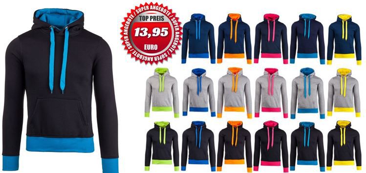 Stegol AK58 - Herren Hoodies in 21 Farben für je 13,95€ - Update Stegol AK58 Herren Hoodies in 21 Farben für je 13,95€ Update