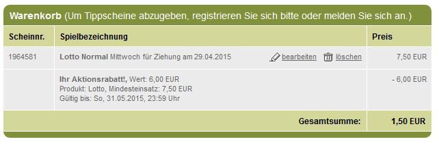 Tipp24: Hammer Neukunden Aktion mit 7 Felder Lotto 6 aus 49 für 1,50€ Tipp24: Hammer Neukunden Aktion mit 7 Felder Lotto 6 aus 49 für 1,50€
