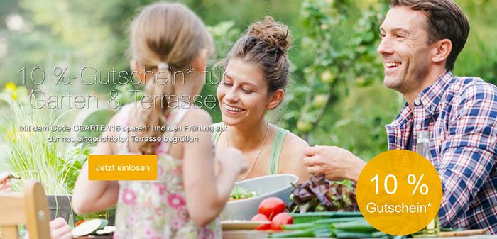 10% Rabatt auf Artikel der Kategorie 10% Rabatt auf Artikel der Kategorie Garten & Terrasse bei eBay (Günstige Grills & Co.)