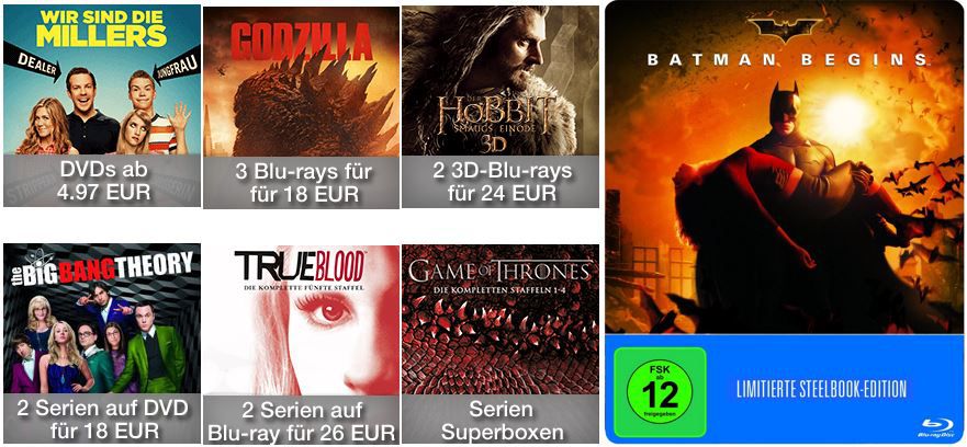 Heiße Preise für Filme, Serien & Games und mehr Amazon DVD oder Blu-ray Angebote Heiße Preise für Filme, Serien & Games und mehr Amazon DVD oder Blu ray Angebote