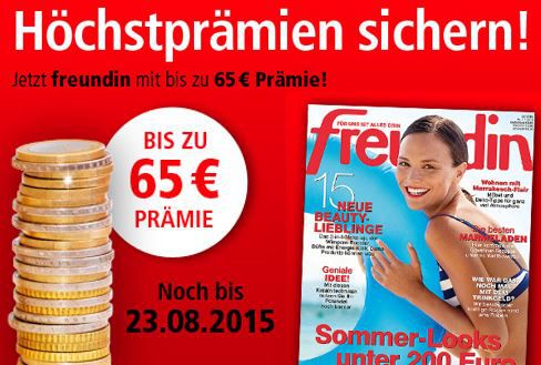 Freundin Abo kostenlos
