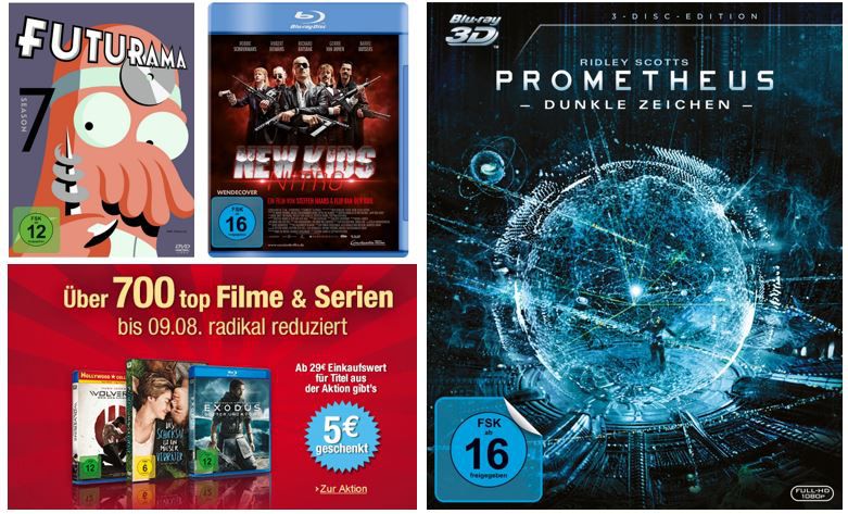 700 Top Filme & Serien reduziert mit 5€ sofort Rabatt ab 29€ MBW und mehr Amazon DVD oder Blu-ray Angebote 700 Top Filme & Serien reduziert mit 5€ sofort Rabatt ab 29€ MBW und mehr Amazon DVD oder Blu ray Angebote