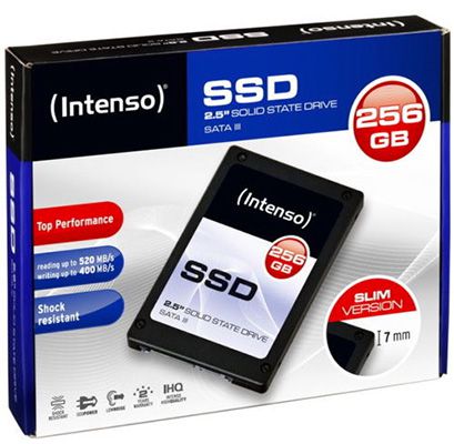 Intenso SSD SATA III - 256GB 2,5 Intenso SSD SATA III 256GB 2,5 Top High Speed MLC für 65€