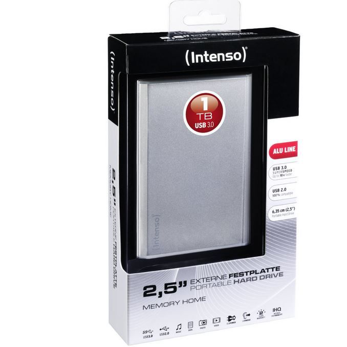 Intenso Memory Home 1TB externe USB3 Festplatte für 49,90€ Intenso Memory Home 1TB externe USB3 Festplatte für 49,90€