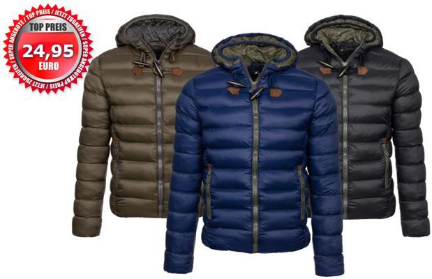 Stegol AK123 - Herren Winter Steppjacke für je 24,95€ Stegol AK123 Herren Winter Steppjacke für je 24,95€