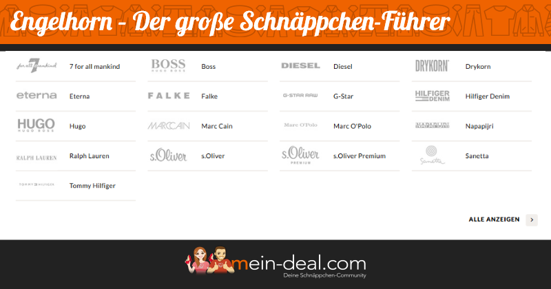 Der große engelhorn-Schnäppchenführer Der große engelhorn Schnäppchenführer