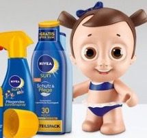 Nun für alle: gratis Nivea-Sonnenpuppe (Wert 20€) beim Kauf von 2 Nivea-Sun-Produkten Nun für alle: gratis Nivea Sonnenpuppe (Wert 20€) beim Kauf von 2 Nivea Sun Produkten