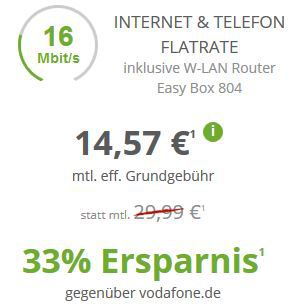 Vodafon DSL Aktion