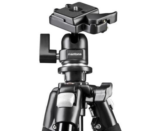 mantona Scout Stativ mit Kugelkopf und Schnellkupplung max. 144cm für 39,50€ mantona Scout Stativ mit Kugelkopf und Schnellkupplung max. 144cm für 39,50€