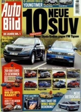13 Ausgaben Auto Bild inkl. 30€ Amaton Gutschein für 29,90€ 13 Ausgaben Auto Bild inkl. 30€ Amaton Gutschein für 29,90€