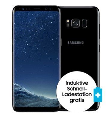 Samsung Galaxy S8 für 29€ + gratis Ladestation + Vodafone Young L mit 6GB LTE für 38,70€ mtl. Samsung Galaxy S8 für 29€ + gratis Ladestation + Vodafone Young L mit 6GB LTE für 38,70€ mtl.