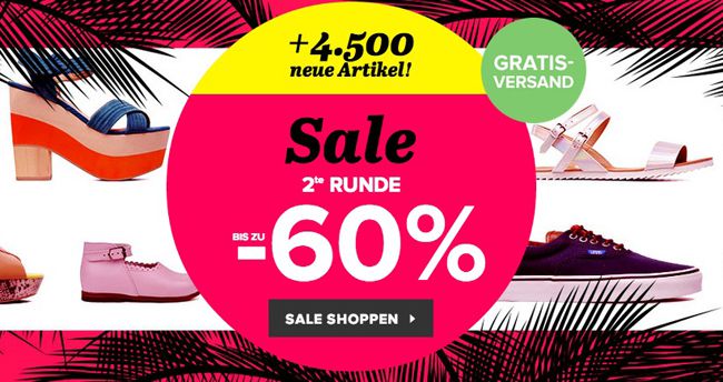 Sarenza Sale Ausverkauf bei Sarenza: gÃ¼nstige Schuhe mit bis zu 60% ...