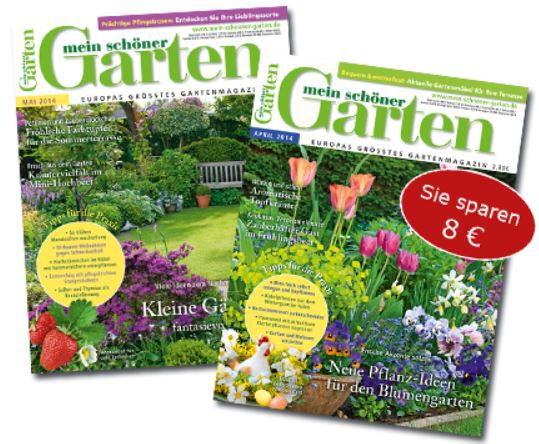 Kostenlos - mein schöner Garten - 2 Ausgaben selbstkündigend Kostenlos - mein schöner Garten - 2 Ausgaben selbstkündigend
