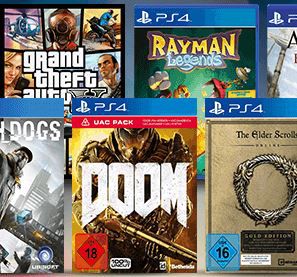 3 Games für 55€   z.B. (alle PS4) Watch Dogs + Fallout 4 + Doom (statt 68€)