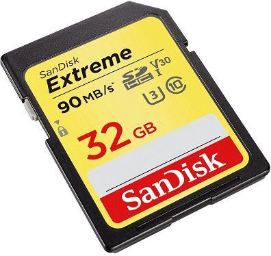 SanDisk Extreme SDHC 32GB Speicherkarte für 8,10€ (statt 13€)