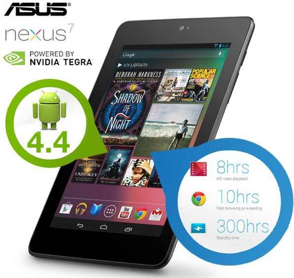 ASUS Google Nexus7 - 32GB Android 4.4 Tablet für 105,90€ - Update ASUS Google Nexus7 32GB Android 4.4 Tablet für 105,90€ Update