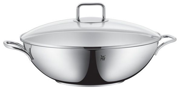 WMF ProfiSelect Wok mit Glasdeckel (32 cm, Edelstahl 18/10) für 39,99€ (statt 48€)