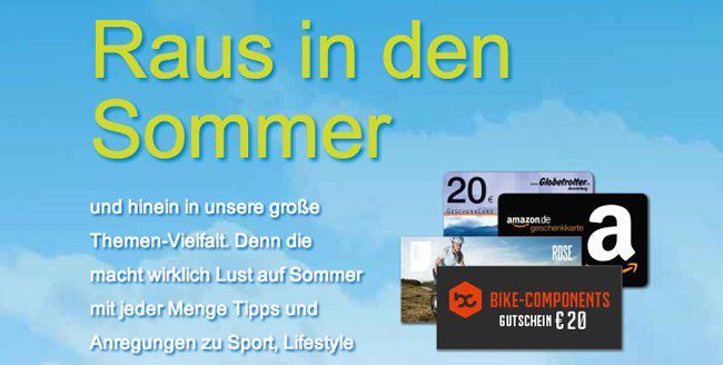 Sommerlust bei DPV: verschiedene Magazine zu Sonderpreisen