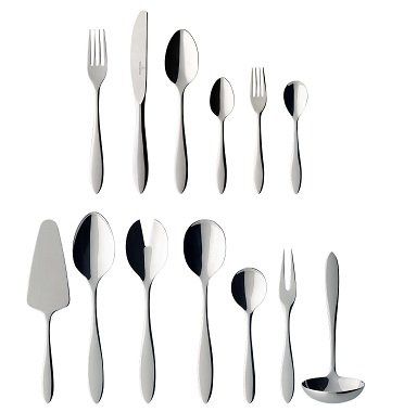 Villeroy & Boch  Arthur   68 teiliges Besteck Set für 12 Personen aus Edelstahl für 124,99€