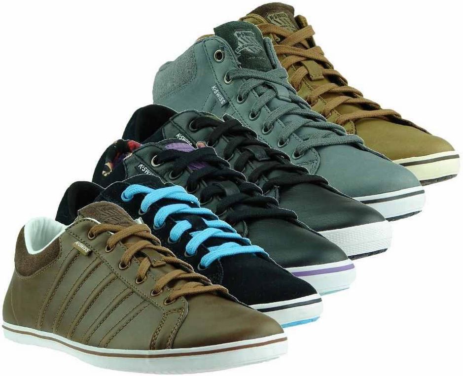 K-SWISS Hof - Damen & Herren Sneaker Leder Freizeitschuhe für je Paar 29,99€ K SWISS Hof Damen & Herren Sneaker Leder Freizeitschuhe für je Paar 29,99€