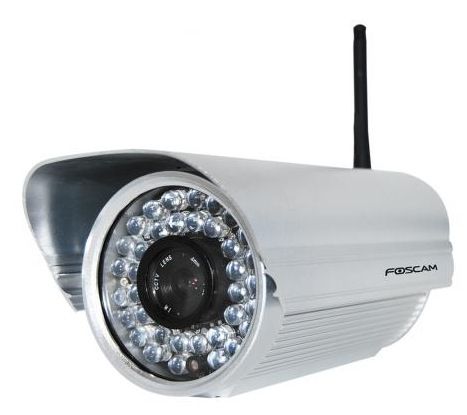 Foscam FI9805W   wet­ter­ge­schützte HD Über­wa­chungs­ka­mera für 69,99€ (statt 104€)