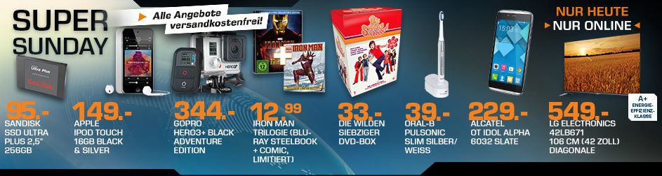 ORAL-B Pulsonic Slim für 39€ und mehr Saturn Super Sunday Angebote - Update! ORAL B Pulsonic Slim für 39€ und mehr Saturn Super Sunday Angebote Update!