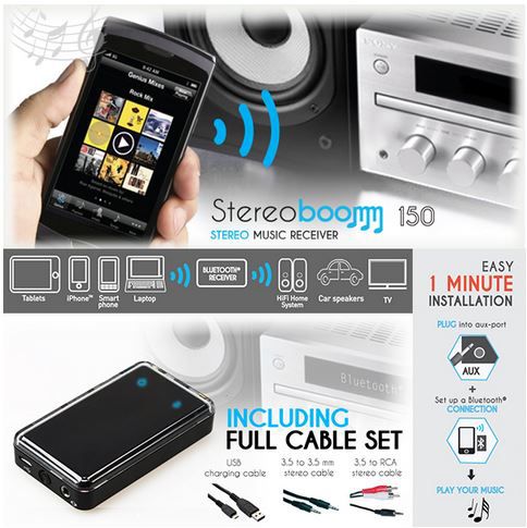 stereoboom 150 - Blutooth Receiver für nur 20,90€ - Update! stereoboom 150 Blutooth Receiver für nur 20,90€ Update!