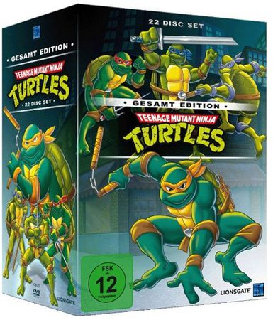 Teenage Mutant Ninja Turtles Gesamt Edition (22 Discs) für 36,99€ (statt 50€)