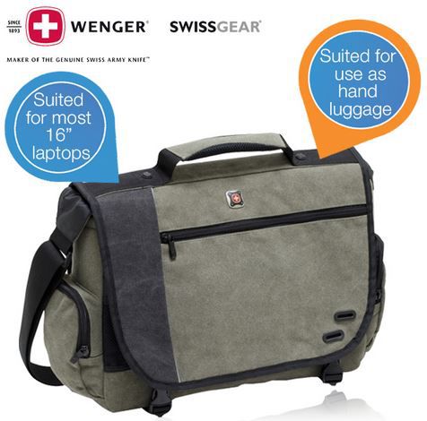 Wenger GA-7659-07F00 - Zinc Messenger Notebook Tasche bis 16 Zoll für 25,90€ - Update! Wenger GA 7659 07F00 Zinc Messenger Notebook Tasche bis 16 Zoll für 25,90€ Update!