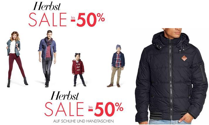 Amazon Herbst SALE mit Bekleidung und Schuhen und Rabatten bis zu 50%! Amazon Herbst SALE mit Bekleidung und Schuhen und Rabatten bis zu 50%!