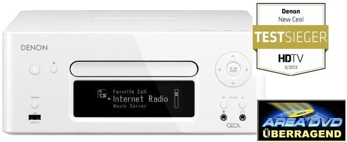 Denon RCD-N8WT - Netzwerk Kompaktreceiver (DLNA, AirPlay) statt 380 für 279€ und mehr Cyberport Weekend Deals Denon RCD N8WT Netzwerk Kompaktreceiver (DLNA, AirPlay) statt 380 für 279€ und mehr Cyberport Weekend Deals
