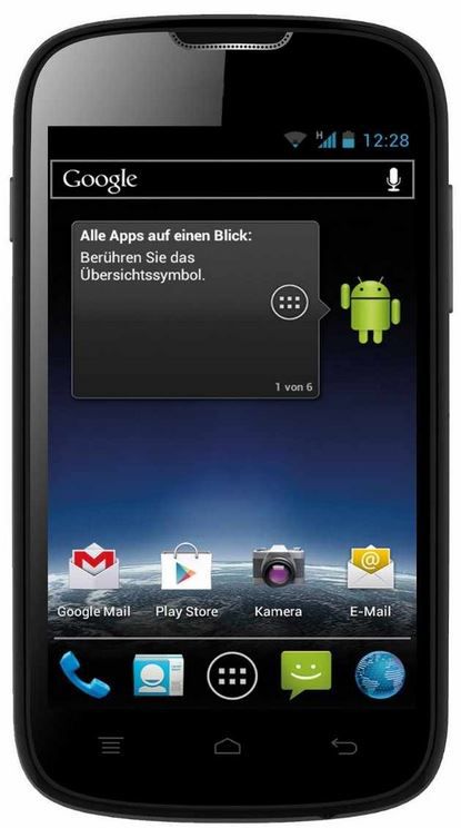 Medion Life E4001 (MD 98500) - 4 Zoll Android 4.0 Smartphone mit 4GB für 49,99€ Medion Life E4001 (MD 98500) 4 Zoll Android 4.0 Smartphone mit 4GB für 49,99€