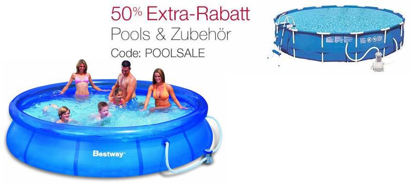 Bestway 57112 - Fast Set Pool 366 x 76 cm mit Pumpe nur 30,71€ - dank Amazon 50% Rabatt auf ausgewählte Pools und Zubehör - Update Bestway 57112 Fast Set Pool 366 x 76 cm mit Pumpe nur 30,71€ dank Amazon 50% Rabatt auf ausgewählte Pools und Zubehör Update