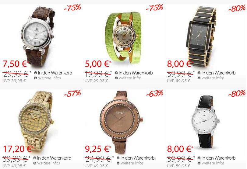 Silvity.de - Uhren mit bis zu 80% Rabatt und Colliers mit 70% im Sale + Gutscheine Silvity.de Uhren mit bis zu 80% Rabatt und Colliers mit 70% im Sale + Gutscheine