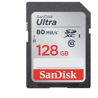SANDISK Ultra SDXC Speicherkarte 128GB 80MB/s Class10 für 18€ (statt 22€)