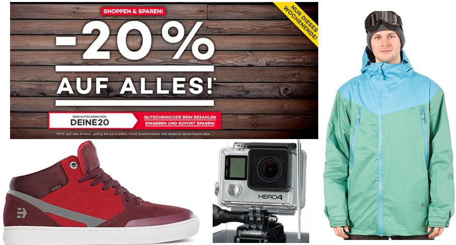 Planet Sport mit 20% auf alles - Update Planet Sport mit 20% auf alles Update