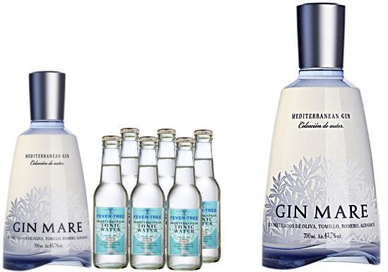 Wieder da! Gin Mare + 6 x Fever Tree Tonic Water für 41,90€ (statt 90€)