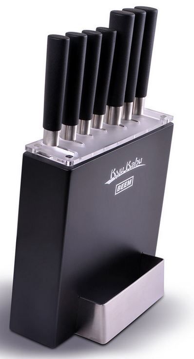 Kyu Kabu BEEM Germany - 8-teiliger Messerblock für 24,95€ (statt 30€) Kyu Kabu BEEM Germany 8 teiliger Messerblock für 24,95€ (statt 30€)